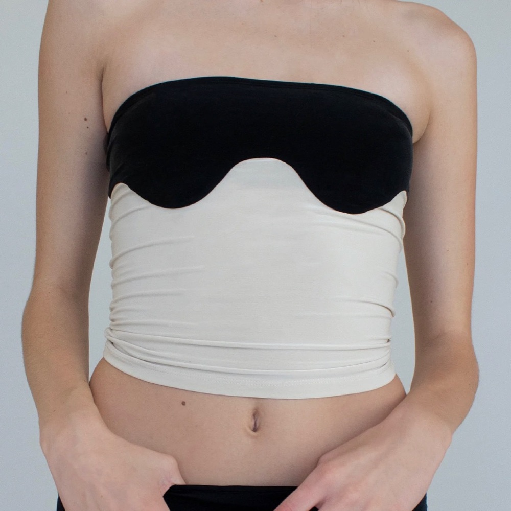 Orseund Iris Abstract Tube Top, Small